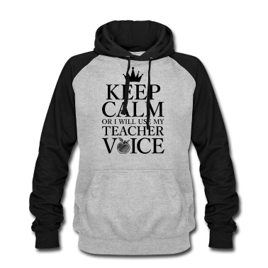 Klassenfahrt Hoodie - Keep calm oder ich nutze meine Lehrer-Stimme