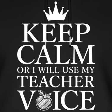 Klassenfahrt Hoodie - Keep calm oder ich nutze meine Lehrer-Stimme