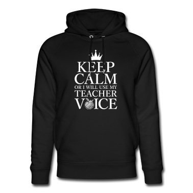 Klassenfahrt Hoodie - Keep calm oder ich nutze meine Lehrer-Stimme