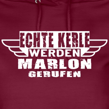 Klassenfahrt Hoodie - Echte Kerle werden Marlon gerufen