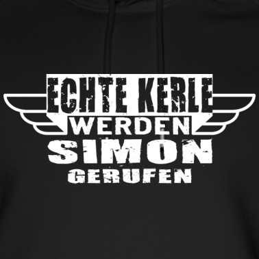 Klassenfahrt Hoodie - Echte Kerle werden Simon gerufen