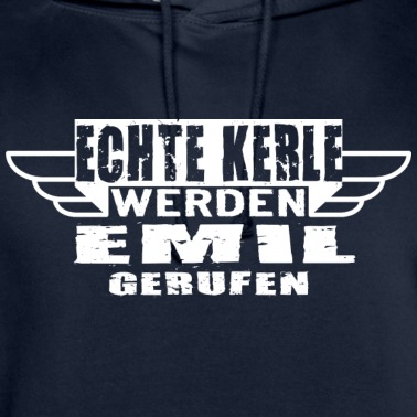 Klassenfahrt Hoodie - Echte Kerle werden Emil gerufen