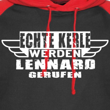 Klassenfahrt Hoodie - Echte Kerle werden Lennard gerufen