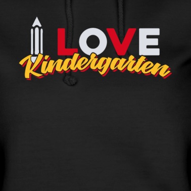 Klassenfahrt Hoodie - I Love Kindergarten Schule Lehrer Erzieher Geschen
