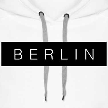 Klassenfahrt Hoodie - Berlin Block Modern Text Geschenk