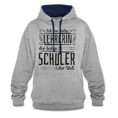 Klassenfahrt Hoodie - Stolze Lehrerin der besten Schüler der Welt Spruch