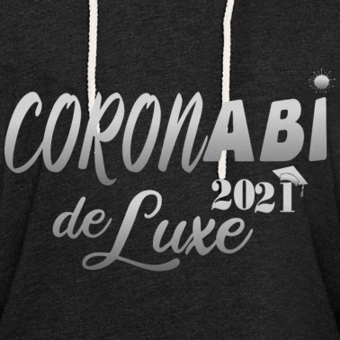 Klassenfahrt Hoodie - CoronAbi Abitur 2021 de Luxe in silber Corona Abi