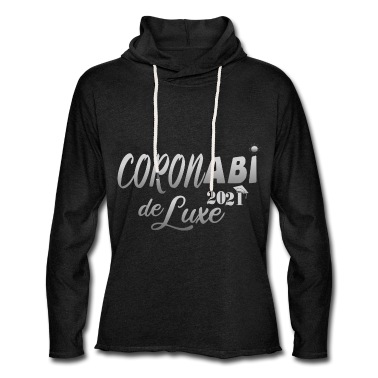Klassenfahrt Hoodie - CoronAbi Abitur 2021 de Luxe in silber Corona Abi