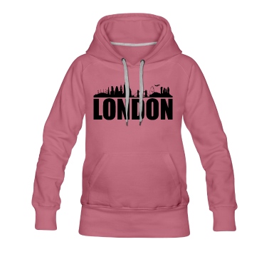 Klassenfahrt Hoodie - London Skyline Silhouette