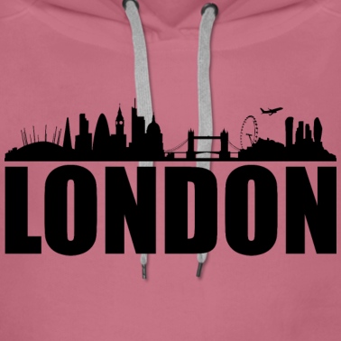 Klassenfahrt Hoodie - London Skyline Silhouette