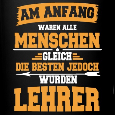 Abschluss Tasse - Lehrer