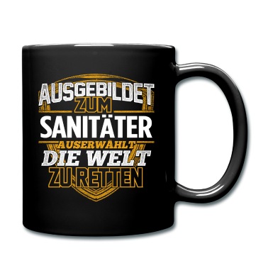 Abschluss Tasse - SANITÄTER mit Ausbildung
