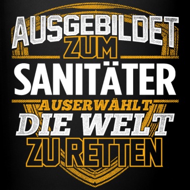 Abschluss Tasse - SANITÄTER mit Ausbildung