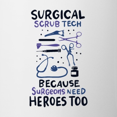 Abschluss Tasse - Chirurgischer Techniker weil Ärzte Helden brauchen
