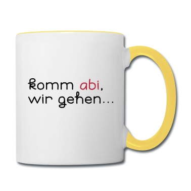 Abschluss Tasse - komm abi, wir gehen