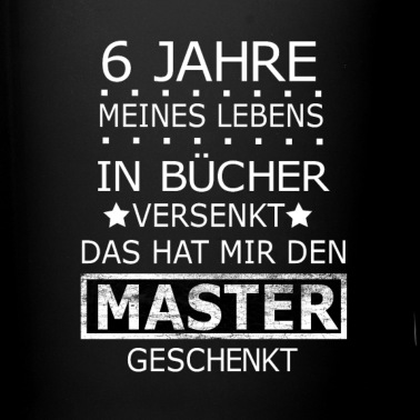 Abschluss Tasse - Master Abschluss