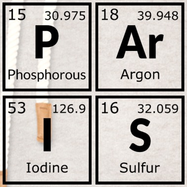 Klassenfahrt Hoodie - Chemie Design Paris Periodensystem der Elemente