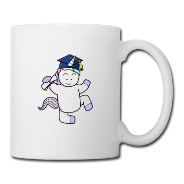 Abschluss Tasse - Abschluss Einhorn