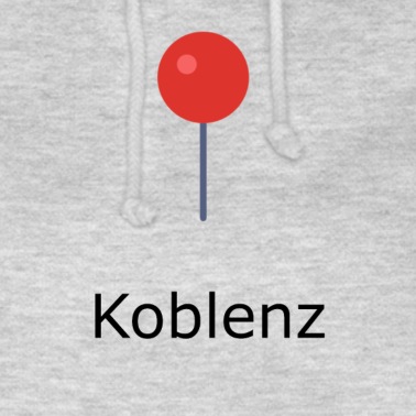 Klassenfahrt Hoodie - Koblenz Stecknadel