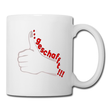 Abschluss Tasse - GESCHAFFT ABSCHLUSS BESTANDEN