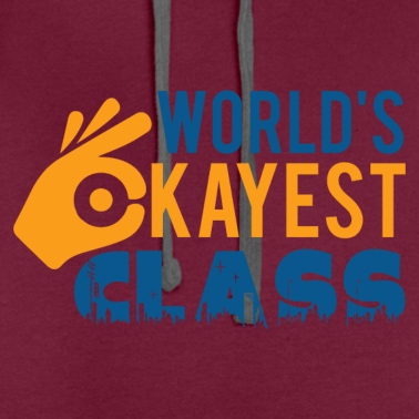 Klassenfahrt Hoodie - Worlds OKayest Class Klassendesign für Mottotage