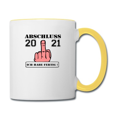 Abschluss Tasse - 2021 abschluss fertig ...-