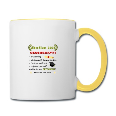 Abschluss Tasse - Abschluss geschenkt 2021