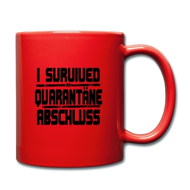 Abschluss Tasse - I Survived den Quarantäne Abschluss