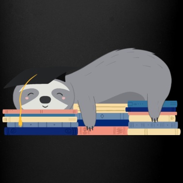 Abschluss Tasse - Schlafendes Faultier mit Hut nach dem Abschluss