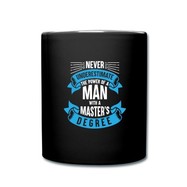 Abschluss Tasse - Mann Master Abschluss Geschenk Shirt