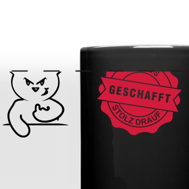 Abschluss Tasse - geschafft Abschluß-Sigel (1c)