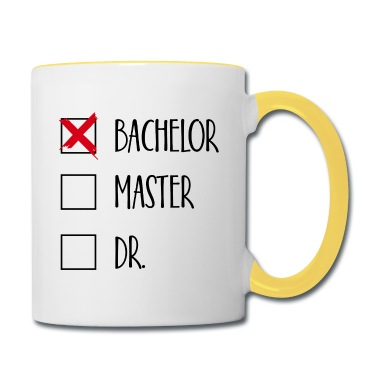 Abschluss Tasse - Bachelor Master Dr Abschluss Geschenk