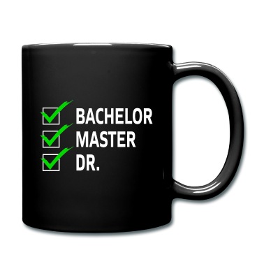 Abschluss Tasse - Bachelor Master Dr Abschluss Geschenk