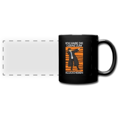 Abschluss Tasse - Lizenz zum klugscheißen Master Bachelor Abschluss