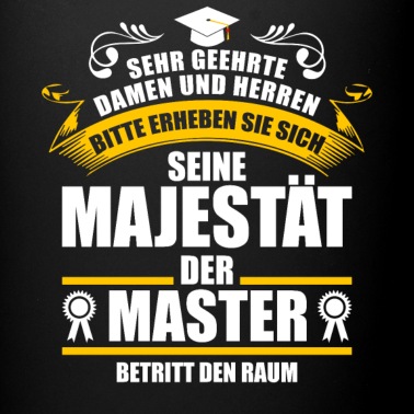 Abschluss Tasse - Master Abschluss Geschenk