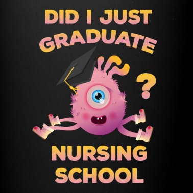 Abschluss Tasse - Krankenpflegeschule-Abschluss-Krankenschwester-Absolvent Lustig