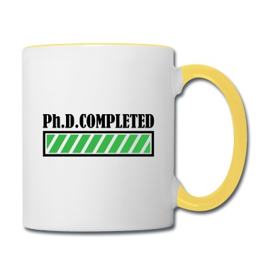 Abschluss Tasse - Phd Completed Doktor Abschluss Geschenk