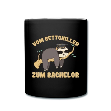 Abschluss Tasse - Bachelor Abschluss Uni Faultier Geschenk lustig