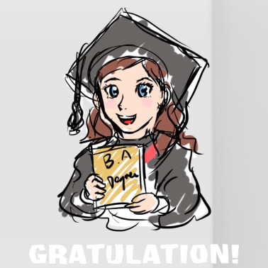 Abschluss Tasse - Bachelor / Master / Abschluss / Ausbildung Mädchen