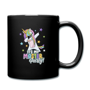 Abschluss Tasse - Master Abschluss Geschenk Einhorn Party Feier