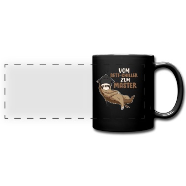 Abschluss Tasse - Bett-Chiller zum Master Abschluss 2021 Geschenk