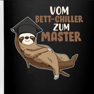 Abschluss Tasse - Bett-Chiller zum Master Abschluss 2021 Geschenk