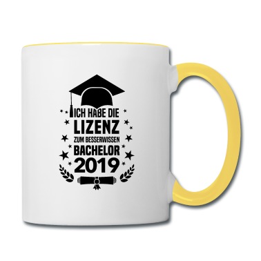 Abschluss Tasse - Bachelor Abschluss Besserwisser Lizenz Universität