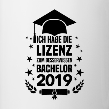 Abschluss Tasse - Bachelor Abschluss Besserwisser Lizenz Universität