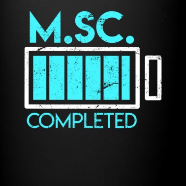 Abschluss Tasse - M.sc. completed Master Abschluss 2021 Geschenk