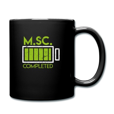Abschluss Tasse - M.Sc. completed Master Abschluss Spruch Geschenk
