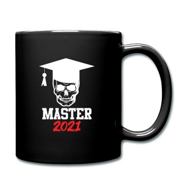Abschluss Tasse - Master 2021 Abschluss Geschenk Totenkopf Master