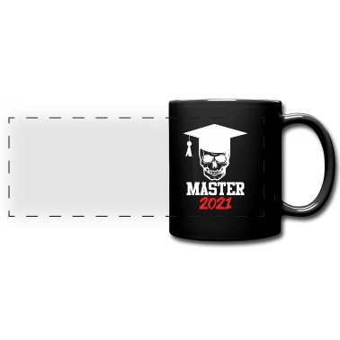Abschluss Tasse - Master 2021 Abschluss Geschenk Totenkopf Master