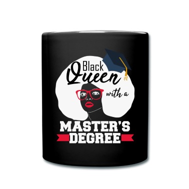 Abschluss Tasse - Master-Abschluss-schwarze Königin bildete Abschluss-Geschenk aus