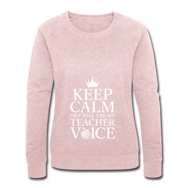 Klassenfahrt Pullover - Keep calm oder ich nutze meine Lehrer-Stimme